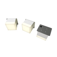Светильник светодиодный RVE-LBX-LUMO20-PLAZA7510-3-GR квадрат грильято 3шт 65х65х60мм 14Вт встраиваемый 4000К бел. RVElektro RVE00003248
