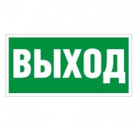 Пиктограмма "Выход" ПЭУ 010 200х200 PC-M (уп.2шт) СТ 2501002560