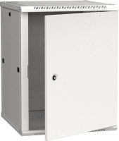 Шкаф 19 дюйм LINEA W 18U 600х600мм настен. метал. дверь RAL7035 ITK LWR3-18U66-MF
