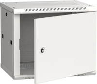 Шкаф 19дюйм LINEA W 9U 600х450мм настен. метал. дверь RAL7035 ITK LWR3-09U64-MF