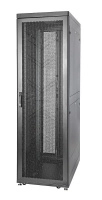 Шкаф Rackcenter D9000 42U 600х1200 передняя дверь перф. 1-ств. задняя дверь перф. 2-ств. черн. Eurolan 60F-42-6C-94BL