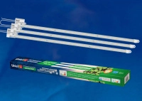 Светильник светодиодный ULY-P91-20W/SPFR/K CLEAR AC220V KIT03 20Вт IP65 1200мм накладной линейный для растений спектр для фотосинтеза (уп.3шт) Uniel UL-00003851