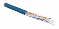 Кабель UUTP4-C6-S23-IN-PVC-BL-305 (UTP4-C6-SOLID-BL-305) витая пара UTP (U/UTP) кат.6; 4 пары (23 AWG) ож (solid) с разделит. PVC (-20град.C - +75град.C) син. (уп.305м) Hyperline 42049
