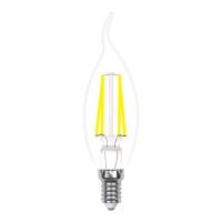 Лампа светодиодная LED-CW35-5W/WW/E14/CL/MB GLM10TR форма "свеча на ветру" прозр. Multibright свет теплый бел. 3000К 100-50-10 упак. картон Uniel UL-00002368