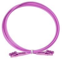 Патч-корд оптический дуплексный OM4 2х50/125 LC-LC 5м Eurolan 41F-40-LC-LC-05