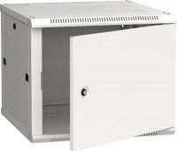 Шкаф 19дюйм LINEA W 9U 600х600мм настен. метал. дверь RAL7035 ITK LWR3-09U66-MF