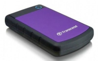 Диск жесткий USB 3.0 1Tb TS1TSJ25H3P StoreJet 25H3P (5400rpm) 2.5дюйм фиолет. Transcend 614899