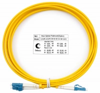 Шнур оптический FOP(d)-9-LC-LC-3m duplex LC-LC 9/125 sm 3м LSZH Cabeus 7345c