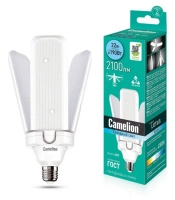 Лампа светодиодная трансформер LED22-A70-RF/845/E27 22Вт 3 лепестка поворотн. 220В Camelion 14910
