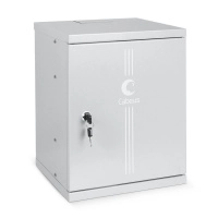 Шкаф телекоммуникационный настенный WSC-8Um 10дюйм 8U 326х300х405мм дверь метал. Cabeus 7790c
