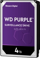 Диск жесткий WD40PURZ HDD WD SATA3 4Tb Purple Video IntelliPower 64Mb 2 year ocs WD 1000435922