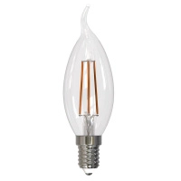 Лампа светодиодная LED-CW35-9W/4000K/E14 /CL/DIM GLA01TR Air 9Вт 4000К нейтр. бел. E14 диммир. (упак. картон) Uniel UL-00005190