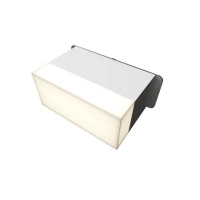 Светильник светодиодный RVE-LBX-LUMO20-PLAZA5010010-1-GR квадрат грильято 1шт 40х90х60мм 8Вт встраиваемый 4000К бел. RVElektro RVE00003242