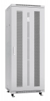 Шкаф монтажный телекоммуникационный напольный ND-05C-32U60/60 19дюйм для распред. и серверн. оборудования 32U 600х600х1610мм передн. и задн. перфорир. двери ручка с замком сер. (RAL 7035) Cabeus 7710c