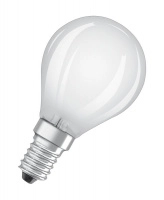Лампа светодиодная филаментная LED SUPERSTAR+ CL P GL FR 40 dim 3.4W/940 3.4Вт 4000К нейтр. бел. E14 470лм P угол пучка 320град. 220-240В диммир. (замена 40Вт) матов. стекло OSRAM 4058075603219