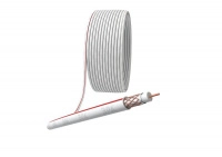 Кабель коаксиальный SAT 50м 75 Ом Cu/(оплетка Cu 75%) PVC бел. (уп.20м) ЭРА Б0044619