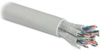 Кабель витая пара UUTP16W-C5-S24-IN-LSZH-GY (UTP16W-C5-SOLID-IN-LSZH) U/UTP кат.5 16 пар (4 пары (24 AWG)х4) ож (solid) кажд. 4х парник - LSZH оболочка LSZH нг(А)-HF -20 - +60град.C сер. (м) Hyperline 46006