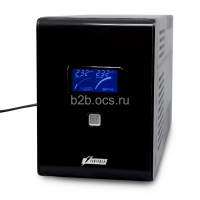 Источник бесперебойного питания Smart Sine 2000 LCD линейно-интерактивный 2000В.А 1400Вт 4 евророзетки с резервным питанием USB батарея 12В 9А.ч 2шт 380ммх158ммх198мм 12.7кг POWERMAN 1000425495