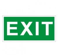 Пиктограмма "Exit" ПЭУ 012 280х162 РС-I СТ 2502001070