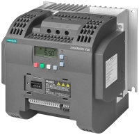 Преобразователь частоты SINAMICS V20 3AC380-480В -10/+10% 47-63Гц ном. мощность 5.5кВт перегрузка 150% ном. тока на 60с со встрен. фильтром С3 ВХ/ВЫХ : 4DI 2DO2AI 1AO интерфейс: USS/MODBUS RTU Siemens 6SL32105BE255CV0