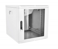Шкаф коммутационный ШРН-М-9.650 9U 600х650мм передн. двер. стеклян. 50кг сер. ЦМО 1367513